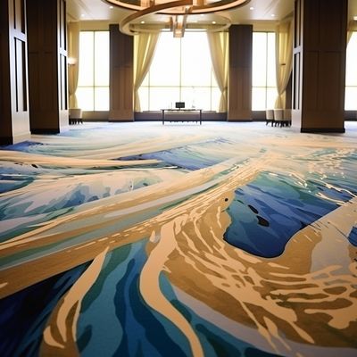 80% lana y 20% nylon Sala de baile de lujo Banquete Hotel Alfombra para mejoras en el hogar