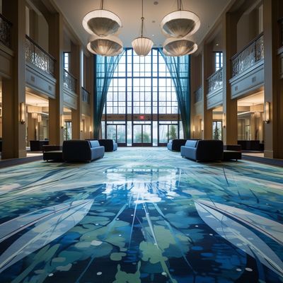 80% lana y 20% nylon Sala de baile de lujo Banquete Hotel Alfombra para mejoras en el hogar