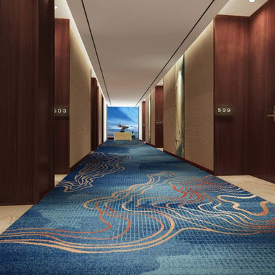 Alfombra de hotel de alta calidad decoración de alfombra marina ecológica para habitación de hotel casino