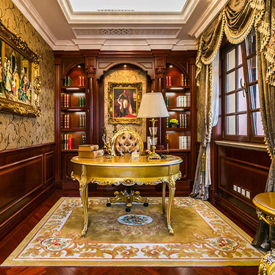 Alfombras de lana envueltas a mano estilo patrón de seda para sala de estar comedor pasillo villa