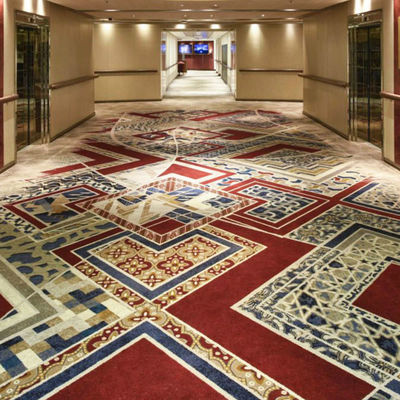 Rolos de alfombras de hoteles de alta calidad para alfombras de pared a pared musulmanas persas