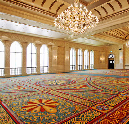 Alfombra de seda hecha a mano para pasillos de hoteles de 5 estrellas y habitaciones comerciales