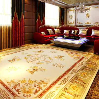 Alfombras de hotel de estilo jacquard clásico para salón de banquetes