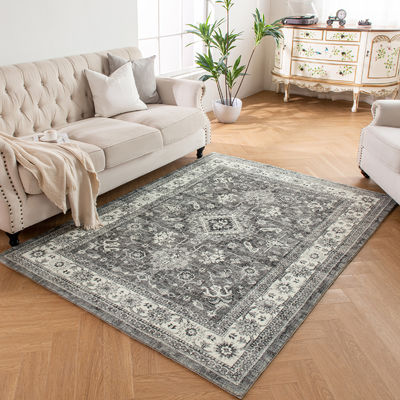 Alfombra de piso de sala de estar moderna personalizable soporte de personalización y estilo europeo