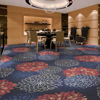 Resumen Patrón impreso Modelo personalizado Pasillo de la habitación del hotel Alfombra hecha por máquina antideslizante