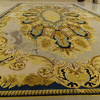 Sala de estar de 5 estrellas Hoteles hechos a mano Alfombra de peluche Alturas de pila de diseño moderno Tapices habitaciones