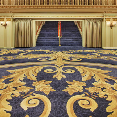 Sala de estar de 5 estrellas Hoteles hechos a mano Alfombra de peluche Alturas de pila de diseño moderno Tapices habitaciones
