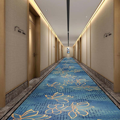Lugar comercial Alfombra de banquete para rectángulo Pasillo de hotel de lujo en el salón de baile del casino