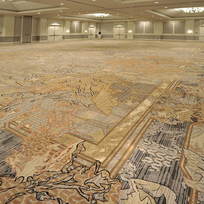 Alfombra superior final de la definición de nylon personalizado Alfombra de hotel con protección antimicrobiana