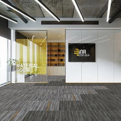 Venta de alfombras de soporte cuadrado de polipropileno para oficinas y hoteles modernos