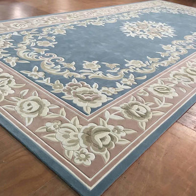 Alfombras y alfombras con almohadillas de lana para el salón alfombras hechas a mano Ruang Tamu