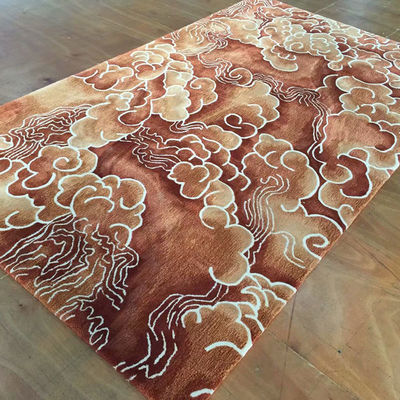 Alfombras y alfombras con almohadillas de lana para el salón alfombras hechas a mano Ruang Tamu