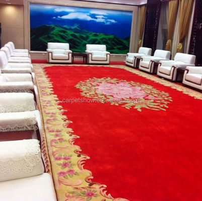 Fibras acrílicas Material de lana de Zelanda Alfombra roja de celebridades en alfombra de lana hecha a mano