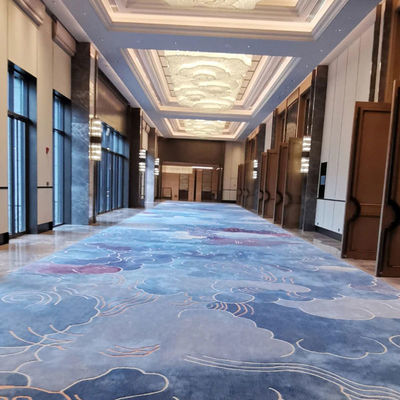 Alfombras de pasillo de hotel de lujo de pared a pared de diseño moderno hechas a mano alfombras de banquete