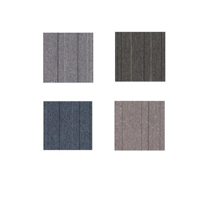 Tejas de alfombra de oficina comercial 50x50 con estilo moderno y respaldo de PVC modular de OEM