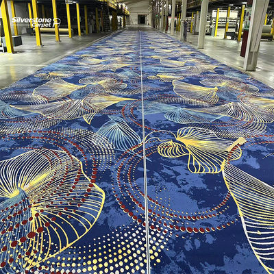 Corredor del vestíbulo del hotel MACHINE hecha a medida Alfombra de Axminster Moqueta de impresión de pared a pared