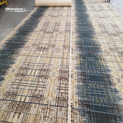 Corredor del vestíbulo del hotel MACHINE hecha a medida Alfombra de Axminster Moqueta de impresión de pared a pared