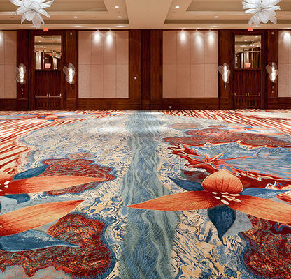 Alfombra impresa de nylon de lujo hecha en máquina para hoteles de 5 estrellas y oración en forma de rectángulo