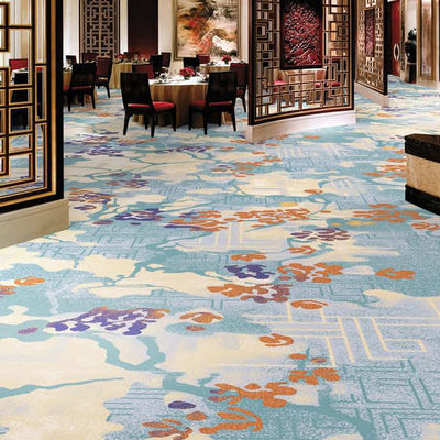 Alfombra para salón de banquetes Alfombras de suelo de nylon comercial moderno para el vestíbulo y las habitaciones del hotel
