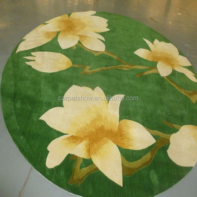 4Alfombra de acrílico en forma de flor rosa personalizada para habitación de niños y espacio de oración para adultos