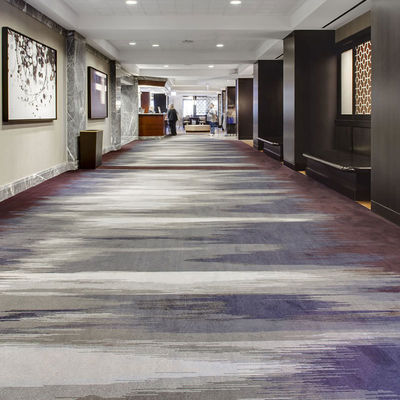 Diseño Abstract Patrón Incendioso Lana PP Material Alfombra de hotel para sala de estar moderna