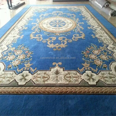 Alfombra de patrón floral rectangular 100% lana Acrílico Tufted Cut Pile 10 mm de espesor para el baño de oración