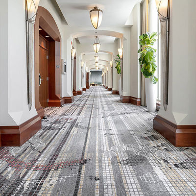 Alfombra de sala de estar de lujo diseñada a mano alfombra de lana para pasillo moderno