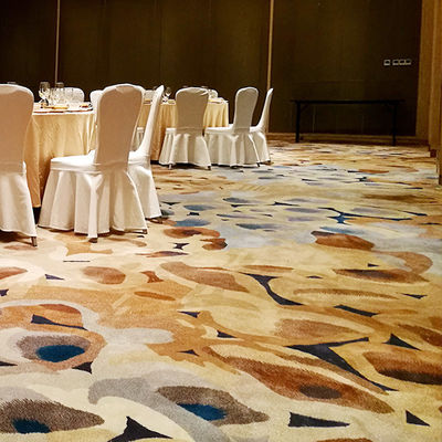 Alfombra de sala de estar de lujo diseñada a mano alfombra de lana para pasillo moderno
