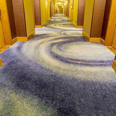 Alfombra de sala de estar de lujo diseñada a mano alfombra de lana para pasillo moderno
