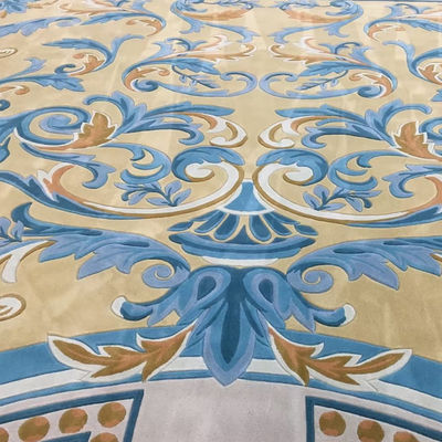 Sala de estar alfombras hechas a mano alfombras para el hogar con diseño personalizado patrón floral