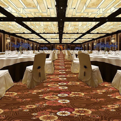 Alfombra de alta calidad para el hotel Lobby Sala de baile Pasillo Sala de estar estilo de pila de corte floral de lujo