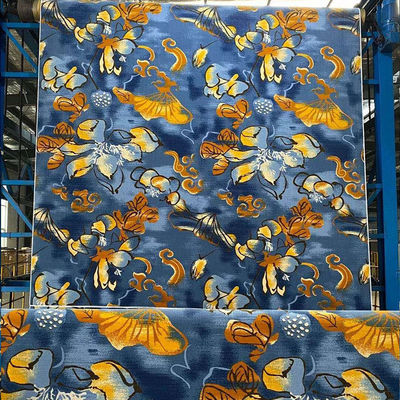 Diseño floral rectangular Tufted lana de material PP de nylon alfombra impresa para el área del vestíbulo
