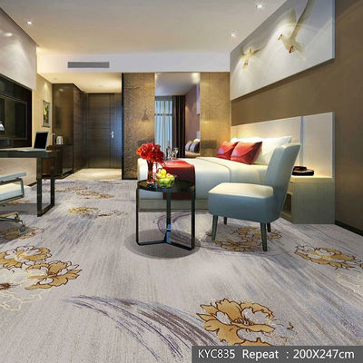 Rollo de alfombra impresa de nylon para el hogar Espacio de oración en habitaciones de hoteles