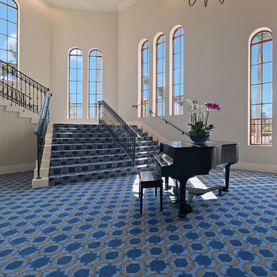 Hotel de nylon personalizado Impreso alfombra rollo estilo moderno personalizable para el comercio