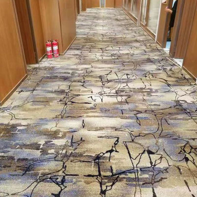 Alfombra de nylon impresa en forma de rectángulo para decoración de salas de baile y pasillos de hoteles