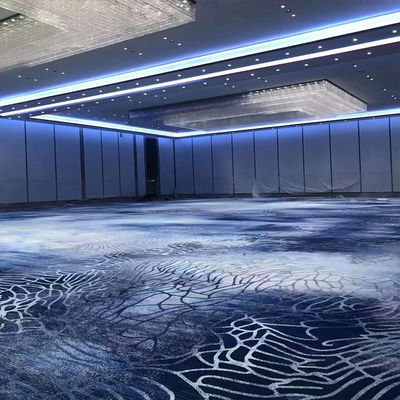 Alfombra de hotel impresa de nylon de pila media para pasillos personalizados y pisos de pared a pared