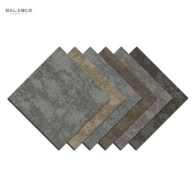 Construcción de pilas de corte de nivel de bucle de mulita de diseño moderno de alfombra gruesa para oficina