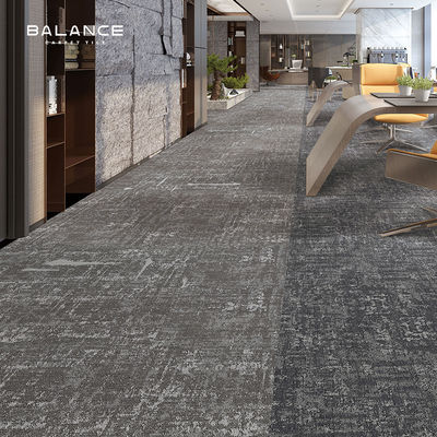 Mulit nivel de la pila de bucle de 50x50cm resistente al fuego azulejos de alfombra de nylon comercial para el comercio