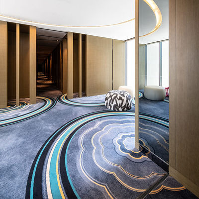MACHINE hecha de nylon alfombras de impresión personalizadas estilo de diseño moderno para el salón comercial