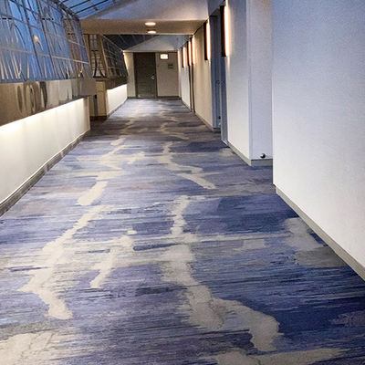 Abstract Patrón Hotel Lobby Hall Alfombra blanda de nylon para oficinas y dormitorios modernos
