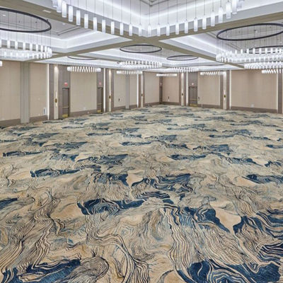 Abstract Patrón Hotel Lobby Hall Alfombra blanda de nylon para oficinas y dormitorios modernos