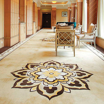 Abstract Patrón Hotel Lobby Hall Alfombra blanda de nylon para oficinas y dormitorios modernos