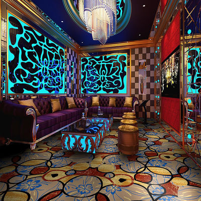 Moqueta moderna de diseño de Axminster Tapete 3D de pared a pared para alfombras de hotel Tapete de club nocturno