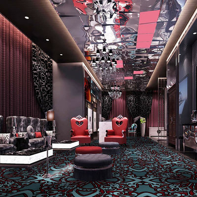 Moqueta moderna de diseño de Axminster Tapete 3D de pared a pared para alfombras de hotel Tapete de club nocturno