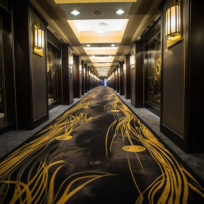 80% Lana 20% Nylon Pared a Pared Alfombra Axminster para Comercial suministrado por Alfombras