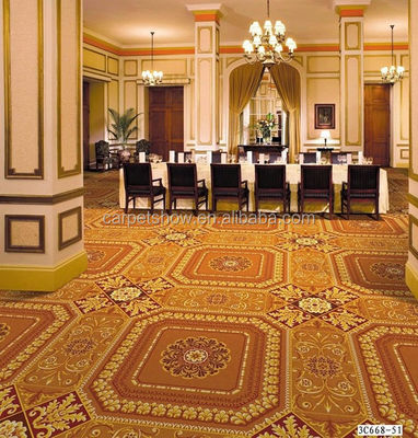 Hotel Decoración de pared a pared Diseño moderno Alfombra de alta calidad con estilo Jacquard
