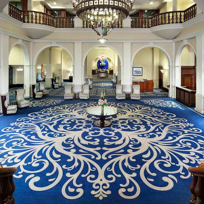 Hotel Decoración de pared a pared Diseño moderno Alfombra de alta calidad con estilo Jacquard