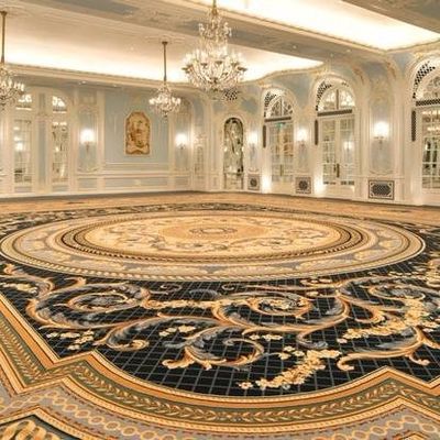 Alfombra de hotel 80% lana 20% suelo de la sala de banquetes de nylon Axminster personalizable