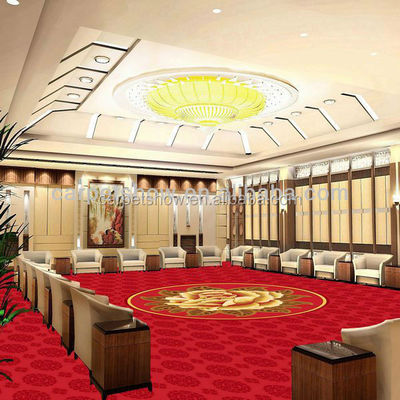 PP 7x7 7x8 7x9 7x10 7x11 7x12 Alfombra de pared a pared Alfombra de telar de 5 estrellas Alfombra de hotel de lujo