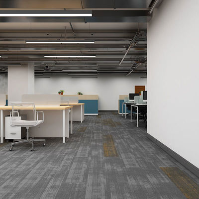 Alfombras de alta calidad resistentes al desgaste, desmontables para oficinas, azulejos de piso modernos, azulejos de alfombra gruesa de nylon de PVC